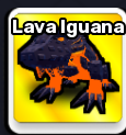 Lava Iguana Pet
